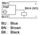 inductive proximity sensor XS7 15x32x8, PBT, Sn5mm, 12...24 VDC, cable 2 m, XS7F1A1PAL2 alt_view_4