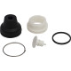 Head for push button, Harmony XAC, plastic, white, booted, operating travel 16mm, 25...+ 70 degree C main