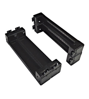 Plinth side parts (pair) with corner parts D=400 H=200 mm, ACSOT042 Schrack Technik