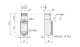 Safety switch, metal XCSA, 3 NC, slow break, 1 entry tapped Pg 13, XCSA801 alt_view_3