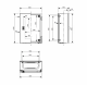 PanelSeT CRN plain door with mount.plate. H1000xW600xD300 IP66 IK10 RAL7035.. alt_view_2