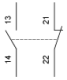 Limit switch, XCKJ, steel roller lever, 1NC+1 NO, snap action, Pg13, XCKJ10513 alt_view_3