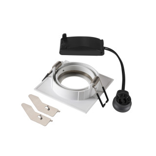 NEW TRIA 68, square, max. 10W GU10, white, LI1007371 Schrack Technik main