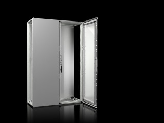 VX Baying enclosure system, WHD: 1000x1800x400 mm, two doors, 8080000 Rittal main