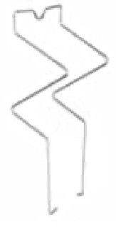 Metal retaining clip for MU relay