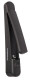 Push-pull handle in black with spring adjustment main