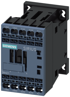 Contactor relay railway, 2 NO + 2 NC, 110 V DC, 0.7-1.25*Us, with integrated ..., 3RH2122-2XF40-0LB2, Siemens main