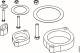 Bypass extension, flanged connections, DN150, S55845-Z118 Siemens main
