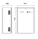 Reactive Power Compensation Cabinet 87,5kVAr, 400 V, 775x510x280 mm, Std. duty,  RAM295087,5400 Trendfin alt_view_3