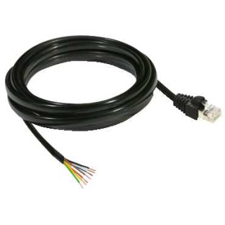 cable for Modbus serial link, Altistart 48, 1 x RJ45 and free wires at other end, cable 3m main