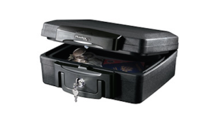 H0100EURHRO | Small Security Chest - UL/ETL verified Chest for 30 minutes fire protection up to 843°C - ETL Verified for water submersion - Key lock main