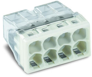 splicing connector, 8 contacts, 0,5...2,5 mm2, 450V/24A, for monolithic conductors, 2273-208 Wago main