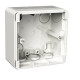 Exxact 1 gang surface IP44 hig white main