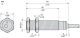 INDUCTIV SENSOR CYL LO M12 24 240V ACD main