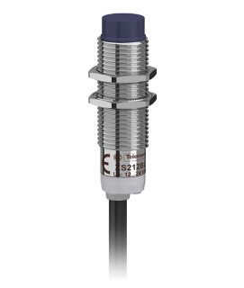 Индуктивный датчик XS2 M12, L44мм, латунь, Sn4мм, 12..24VDC, кабель 2м, XS212BLNBL2