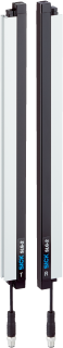 SLG10S-010SAR21D10 LIGHT GRID Sender/receiver, Sender/receiver, Detection height: 100mm, Beam separation 10mm, MDO 15mm, (9mm), Push-pull: PNP/NPN, Plug, Cable with plug, M12, 4-pin 150 mm main