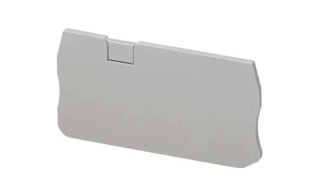 Cover plate, Linergy TR, 2.2mm width, 3 points, for spring terminals NSYTRR23, NSYTRR22, grey, Set of 50 main