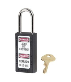 411KAMKBLK | Zenex padlock - Keyed Alike and Master Keyed (Master Key to order separately) padlock - Key retaining main