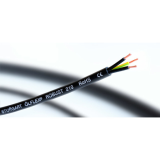 Kontolkabelis, laika apstākļu, bioeļļas un karstā ūdens izturīgs ÖLFLEX ROBUST 210 4G1,5, TPE, melns, 0021931 Lapp main