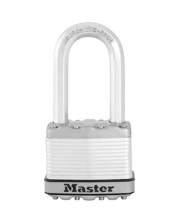 M5EURDLH | 50mm - Octagonal shackle, diam. 9mm - 51mm long shackle - 4 Pin tumbler cylinder main