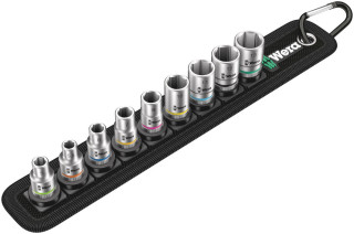 Belt A 4 Zyklop socket set, 1/4" drive, 9 pieces, 05003883001 Wera main