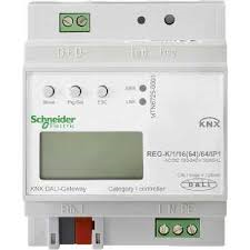 Gateway, SpaceLogic KNX, DALI, REG-K/1/16(64)/64/IP1, white main