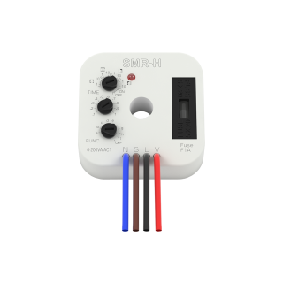 SMR-H Super-multifunction relay, 9 functions 4-wire connection, triac output 0-200VA main
