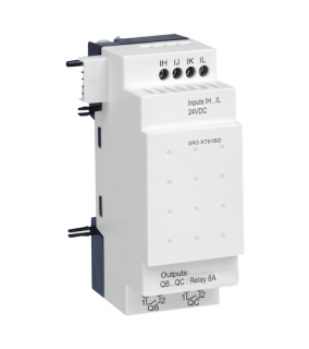 discrete IO extension module, Zelio Logic SR2 SR3, 6 IO, 24V DC