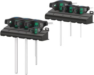 454/7 HF Set 1 screwdriver set T-handle screwdrivers Hex-Plus with holding function, 7 pieces, 05023450001 Wera main