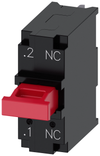 Contact module with 1 contact element, 1 NC, soldered connection, for use on ..., 3SU1400-3AA10-5CA0, Siemens main