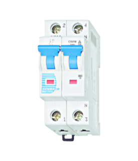 Circuit breaker (MCB) C, 10A, 1+N, 4.5KA, Schrack Teknik, BM417610-- main