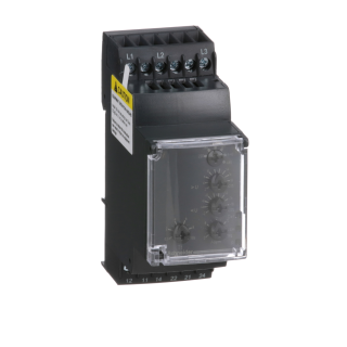 Harmony, 3 phase supply control relay, range 220 to 480 VAC, sequence, phase failure, phase imbalance, voltage main