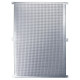 19" mounting plate, 14U, sheet steel, perforated main