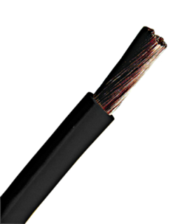 Wire, 0.5mm2, H05V-K, coil 100m, black, XC01040101 Schrack Technik