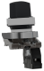 Selector switch, Harmony XB4, metal, black, 22mm, 2 positions, stay put, 1NO alt_view_4