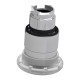 Head for illuminated push button, Harmony XB4, white, mushroom 40mm, 22mm, latching, push pull to release, universal LED, unmarked alt_view_5