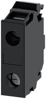 Support terminal, black, screw terminal, for floor mounting, 3SU1400-2DA10-1AA0, Siemens main