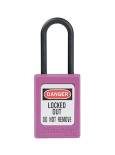 S32PRP | Zenex Padlock Plastic Shackle PURPLE - NO Key retaining main