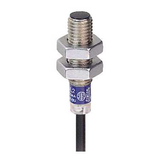 Индуктивный датчик приближения XS6 M8, L51mm, stainless, Sn2.5 mm, 12...48 VDC, cable 2 m, XS608B1NAL2