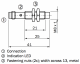 Inductive proximity sensor IME08-2N5NSZT0K, NPN, NO, Sn=2, 5mm, 1040861 Sick alt_view_2