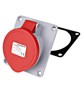 Крышка розетки на панель, 3P+N+E, 6h, 415V, 16A, IP44, YY784516 Schrack Technik main