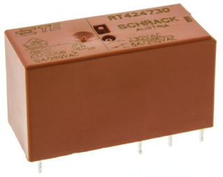 Relejs 2 C/O, 8A, 230VAC, RT, RT424730 Schrack Technik main