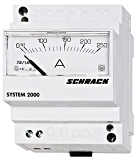 Ammeter AC, 5A, DIN, MG159005 Schrack Technik main
