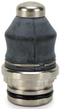 Limit switch head, ZCE, metal end plunger with nitrile boot, ZCE11