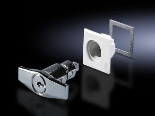 T handle with lock cylinder insert, for AX with cam lock, 2575010 Rittal