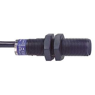 Индуктивный датчик приближения XS4 M12, L50mm, PBT, Sn4mm, 12...24 VDC, cable 2 m, XS4P12AB120