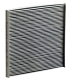 Fluted filter mat for 252x252mm, IP55 main