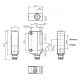 Pepperl+Fuchs Photoelectric Sensor PN 267075-100028 OBG5000-R100-2EP-IO-V31 alt_view_2