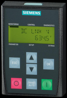 G120P basic operator panel BOP-2, IP55, 6SL3255-6AA00-4CA0 Siemens