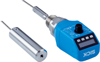 Līmeņa sensors šķidrumiem  LFP4000-E5NMC LEVEL Switch, Continuous,  4 x PNP/NPN , 1 x  4..20mA/0..10V, cable probe length 4000mm, connector M12 x 1, 8-pin, power supply 24V, Process connection G 3/4 main